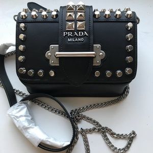 prada spiked bag